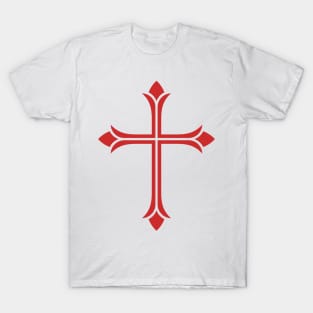 Cross of the Lord and Savior Jesus Christ, a symbol of crucifixion and salvation. T-Shirt
